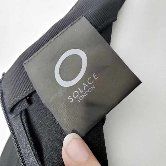 Solace London | Aya Halter Knee Length Dress - Picture 8 of 10